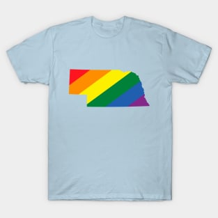 Nebraska state LGBT Pride T-Shirt